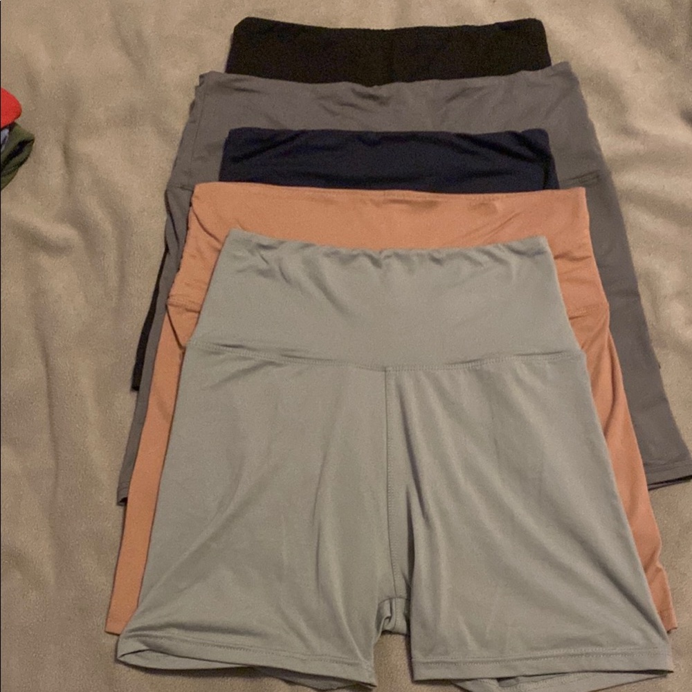 High Waist Shorts set of 5